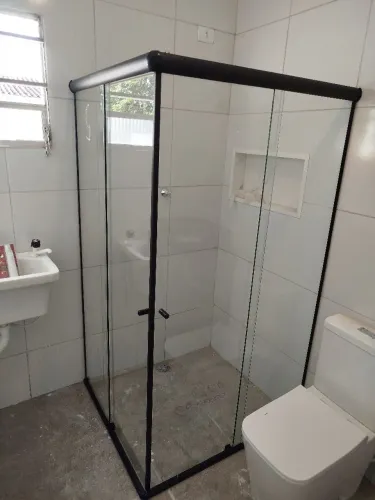 Promoção box de vidro temperado