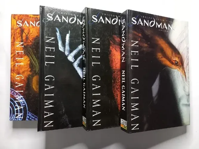Sandman Edicao Definitiva Volumes 1 2 3 4 Editora Panini 2010 Capa Dura