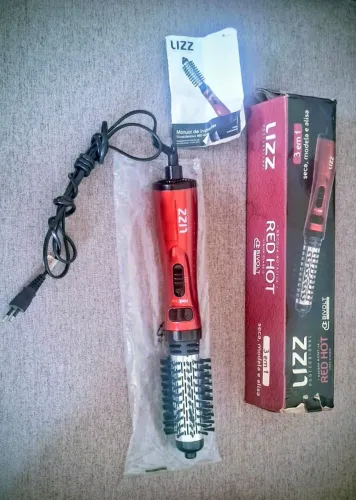 Escova Rotativa Lizz ( NOVA) Professional Bivolt Red Hot 