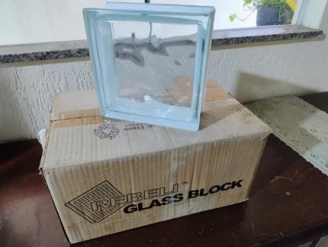 Blocos de vidro