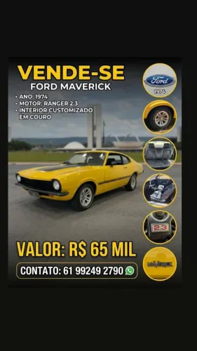 Ford Maverick Super Coupe 6 Cilindros Gasolina 2P Manual 1974