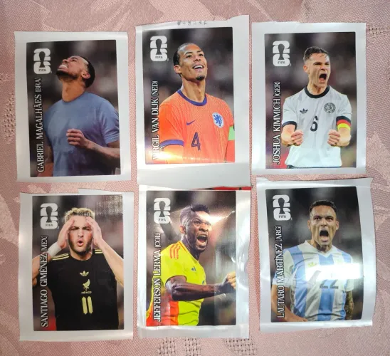 Figurinhas da copa Coca-Cola 