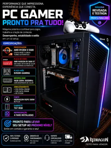 COMPUTADOR DE MESA DE ALTO DESEMPENHO