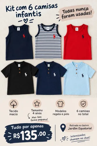 Roupa infantil menino
