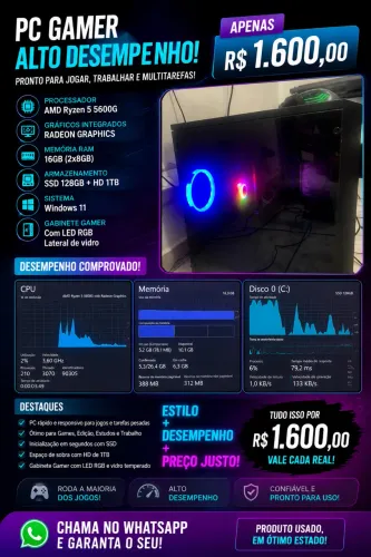 CPU GAMER BARATO