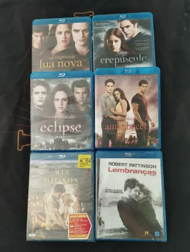 Blu-rays coleção Crepúsculo