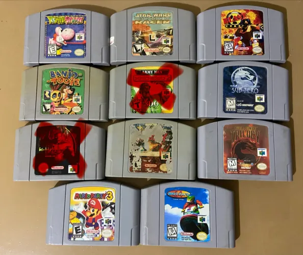 Jogos originais Nintendo 64