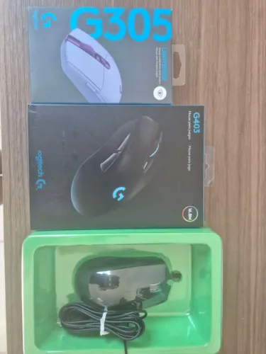 3 Mouses usados | G305 | G403 | Mouse da Razer