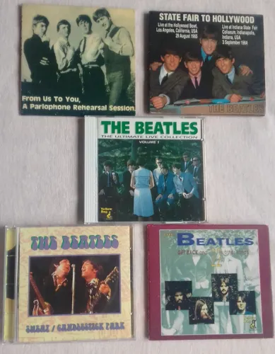 THE BEATLES - 5 CDs IMPORTADOS RAROS!
