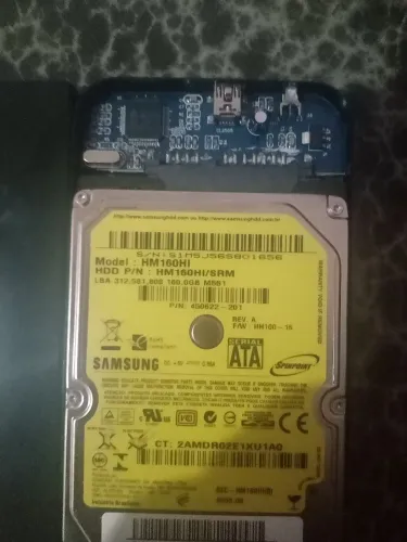 HD externo 160 GB com case