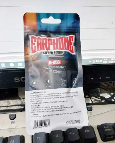 Fone de ouvido - Stereo - sound c/Mic.