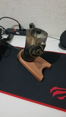 Copo Nórdico Chifre + Base