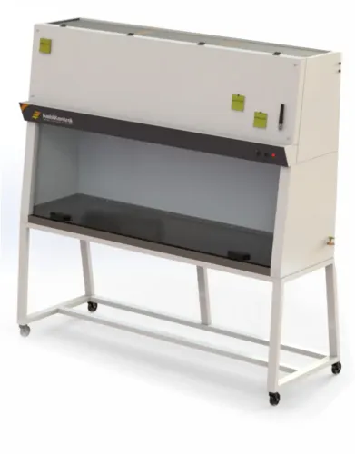 Capela / cabine de fluxo laminar vertical com fechamento frontal guilhotina - Vertiflow