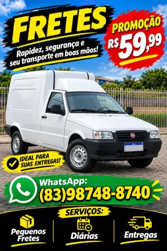 Fretes em PROMOÇÃO R$ 59,99
