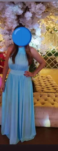 Vestido de festa azul Tiffany 100,00