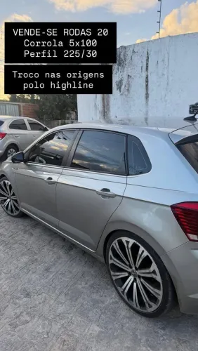 Roda 20 5x100 corrola troco em 17/18