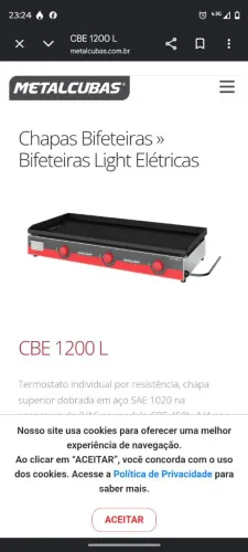 Chapa elétrica