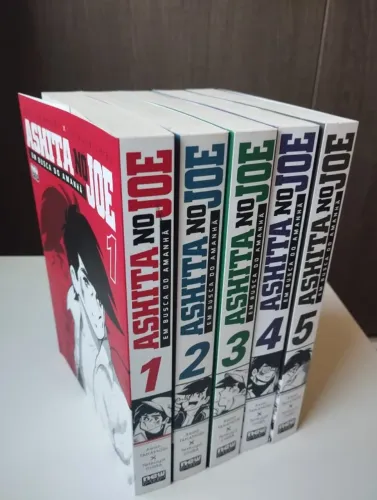 Ashita no Joe volumes 1 ao 5 - Editora NewPOP