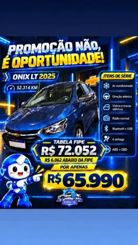 Chevrolet Onix Hatch 1.0 12V Flex Mec. 4P 2025