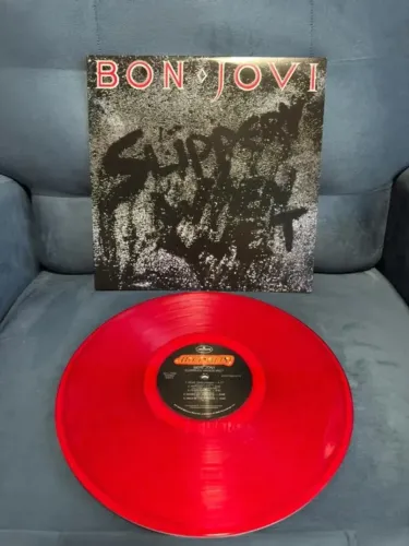 Vinil Bon Jovi Slippery When Wet (Vermelho)