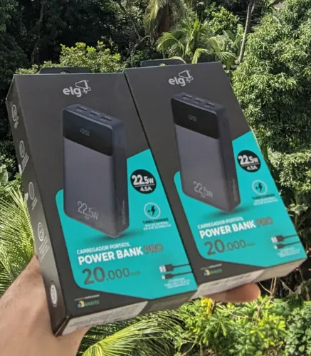 Carregador Portátil Power Bank ELG 20.000mah