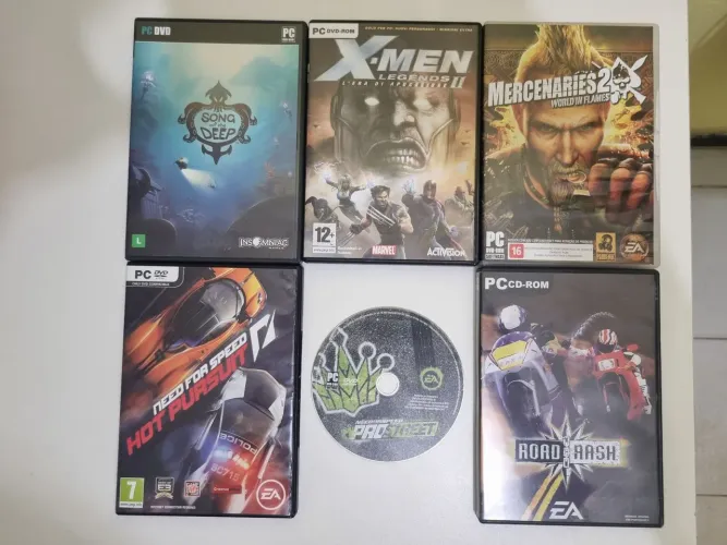 Kit de 6 dos melhores GAMES para PC