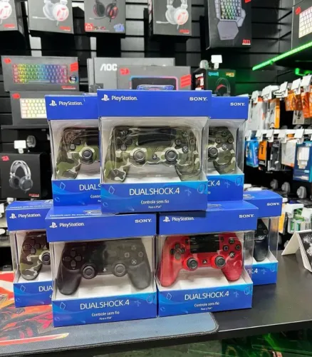 Controle Ps4 Dualshock 4 Bluetooth Compatível PC NOTEBOOK TV SMART 