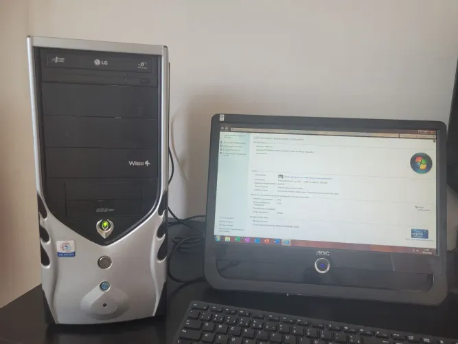 Vendo computador completo, incluindo monitor e teclado