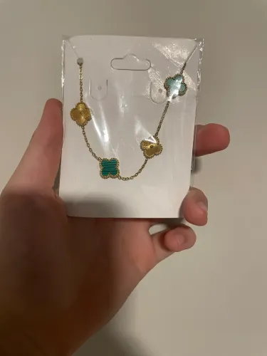 Pulseira de trevo semi joia da melhor qualidade