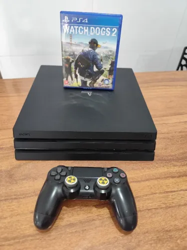 Playstation 4 pro 4k 1 tera ótimo estado de conservação