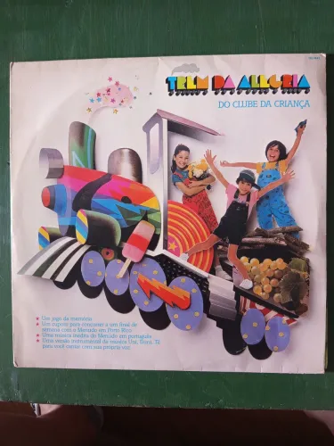 Vinil- Trem da alegria - clube da criança. Visite meu perfil,+ itens a venda