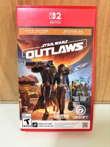 Star Wars Outlaws Gold Edition Nintendo Switch 2 Mídia Física Original