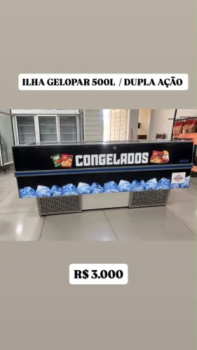 Freezer Ilha expositora