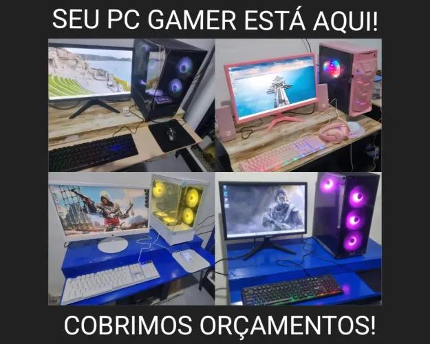 PC GAMER É AQUI! VENDA E REPARO DE PCS