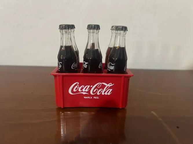 Garrafinhas Coca Cola antiga anos 80