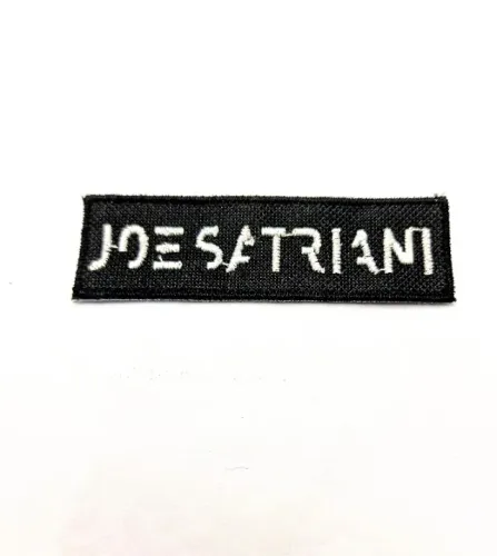 Patch Tecido Bordado Joe Satriani Rock