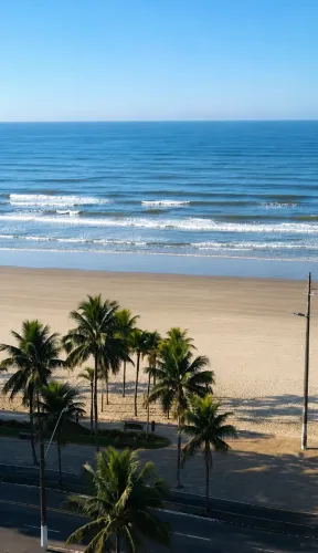 APARTAMENTO COM VISTA DEFINITIVA PARA O MAR | VILA TUPI - PRAIA GRANDE/SP
