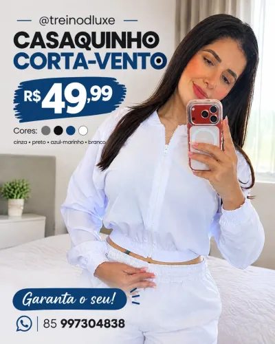 Casaco corta vento