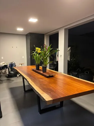 Mesa madeira JATOBÁ 3,50m por 1,15M