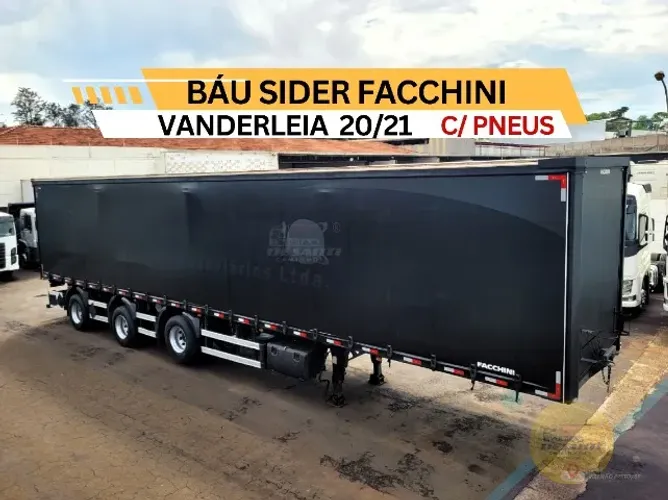 Carreta Baú Sider Vanderleia Facchini Ano 2020/21 30 Paletes