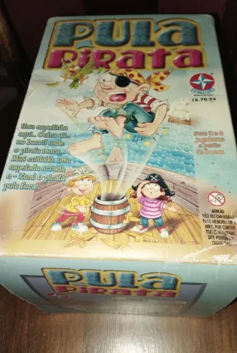 Brinquedo antigo Pula Pirata da Estrela