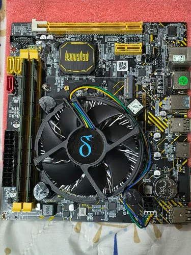 Vendo placa mãe com processador e 8 de memória ram