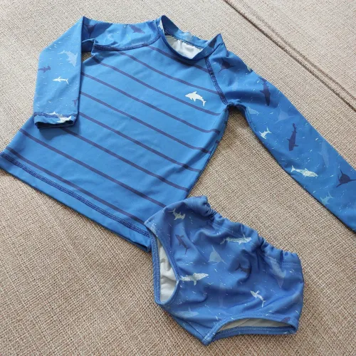 Roupa de banho com proteção UV menino 2/3 anos