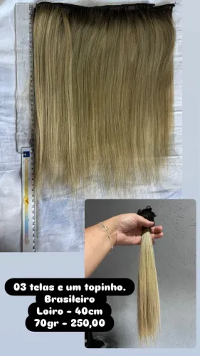 Cabelo Brasileiro 40cm