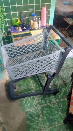 Carrinho De Supermercado Plástico
