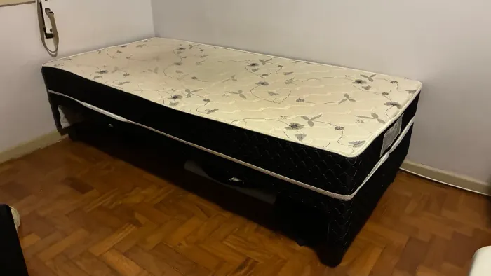 Cama Box Conjugada Solteiro Ortobom D45 - Excelente Estado