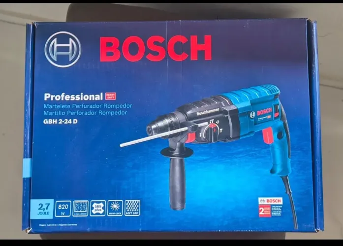 Martelete Rotativo Rompedor Sds Bosch Gbh 2-24 D NOVOl