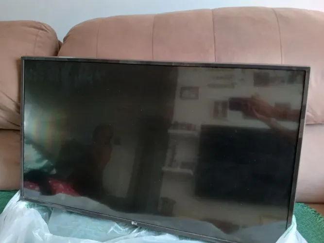 TV LG 43" (Com Defeito nos LEDs / Para Conserto ou Peças) + Controle