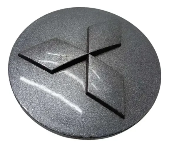 Calota Central Roda Mitsubishi Lancer Gt 2012 Prata