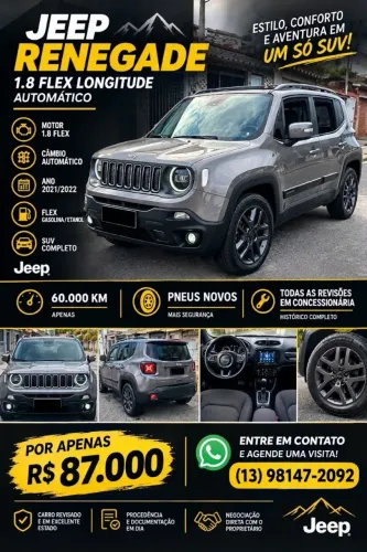 Jeep Renegade Limited 1.8 4X2 Flex 16V Aut. 2021